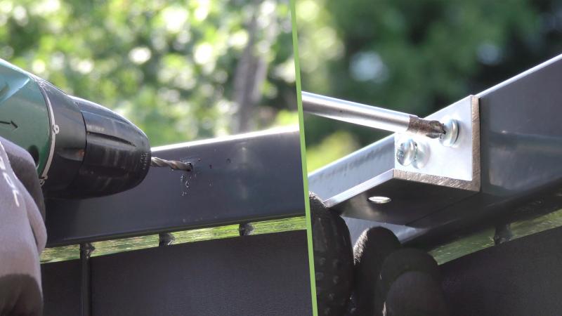 Bohrlöcher erstellen und Winkel fixieren Bohrlöcher erstellen und Winkel fixieren